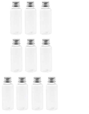Cirraorive Lot de 2 X 10 Pots Cosmétiques Vides de 50 Ml pour Les Lèvres, En Aluminium.