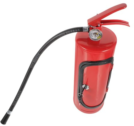 CHILDWEET Porta Bottiglie Vino Metallo a Forma di Estintore Contenitore per Liquori e Bicchieri Regalo Uomo per Vigili del Fuoco e Occasioni Speciali