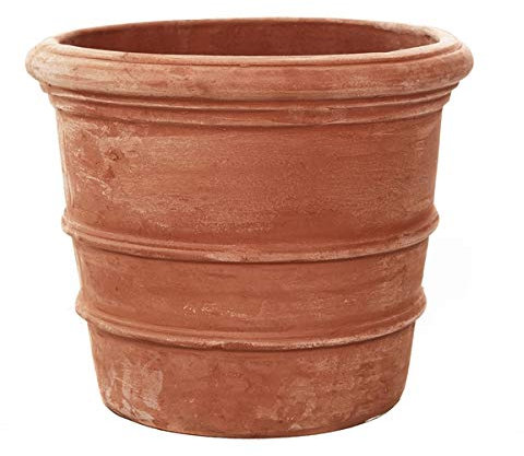 Round Wood Trading Terracini Florentine Plant Flower Pot, Terracotta, 40 cm