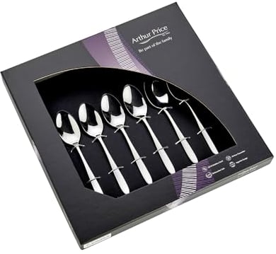 Arthur Price Classic Old English Set of 6 Tea Spoons