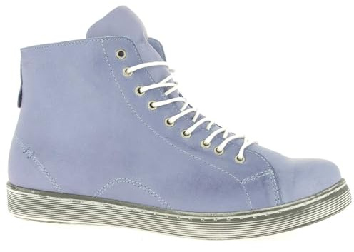 Andrea Conti 0341500 High mit Reißverschluss Damen Schnürboots, Größe:42 EU, Farbe:Lila