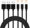 MarchPower 3Pack 2M Extra Long Lightning to USB Cable Fast Charging & Syncing iPhone Cord for iPhone 11 Pro Xs Max X 8Plus 7Plus 6SPlus iPad - Black