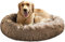 Mirkoo Cuddler Dog Bed with Non-Slip & Dirt-Resistant Bottom, Breathable Calming Bed with Black & Brown & Grey & Beige & Khaki Colors