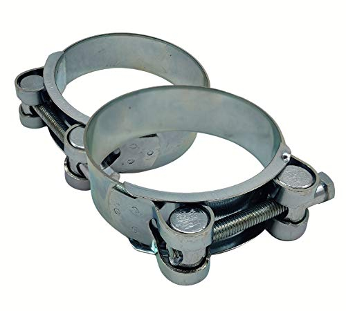 DOJA Industrial | Fascette a Perno di Snodo | 23-25mm Ø | 5 Pezzi | Fascette Stringitubo Alta Pressione | Acciaio Zincato | Morsetto Tubi | Morsetti per Tubi: Tubo gasolio, Tubo Condizionatore