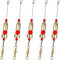 Angelgewichte CRR Carolina Ready Rig Messing Mit Angelwirbel Angelperlen Geschoss Gewichte Carolina Rigs Pre Rigged Angelzubehör (Goldfarben, 7g-5stk)