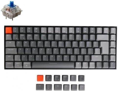 UK Keychron K2v2 Bluetooth Backlit Soldered Click Switches Mac/PC Keyboard