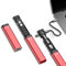 Budi Multifunktionaler kompakter Kartenleser, USB-Micro-SD-Kartenleser, Typ-C, Plug-and-Play, kompatibel mit Apple Samsung und Windows, Aufbewahrungstasche für Reisen, Handy, Pad, Aufladen von