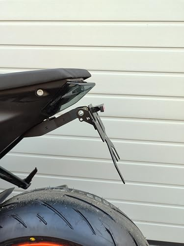 Kennzeichenhalter GroFaTec kompatibel für KTM 1290 Superduke R ´20-24 Super Duke1290 SDR Kennzeichenträger Träger Halter kurzes Heck Tail Tidy