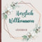 Gästebuch neue Wohnung: Herzlich Willkommen Gäste ein schönes Gaestebuch mit leeren Seiten mit viel Platz um kreativ zu sein mit floralen Illustrationen die Geschenkidee zum Einzug ins neue Haus