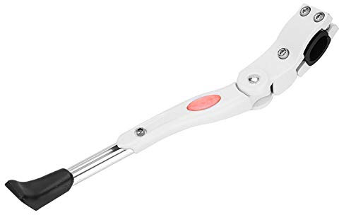 KOSDFOGE Fahrradständer, Tragbarer Fahrradständer aus Aluminiumlegierung, Passend Für 16 Zoll, 20 Zoll, 24 Zoll, 26 Zoll, Mountainbike, Rennrad, Faltrad(Weiss)