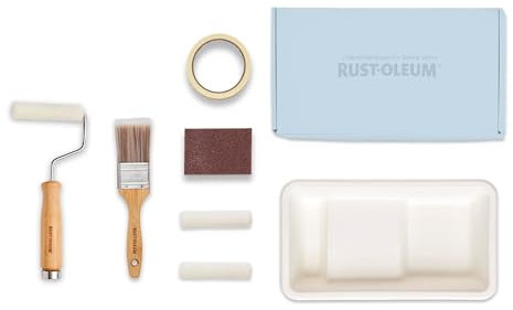 Rust-Oleum Ready to Roll - Eco Paint Kit (Small) - Kitchen Cupboard Gloss Soft Blues