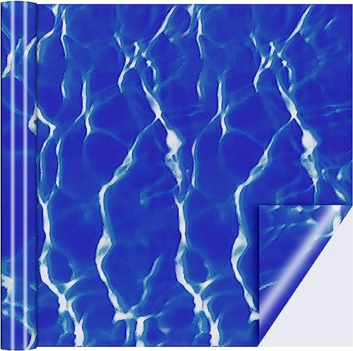 BEROZA Los Parches De Reparación De PVC Autoadhesivas, Piscina Parches Kit Autoadhesivo Hinchables de PVC Cinta Parche de Reparación para El Parachoques para Piscinas Barco Inflable, Ola