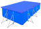 Poolabdeckung Winter rechteckig 4x2 | Abdeckplane 400x207 cm aus PE in Blau | Poolplane Winterfest | Winterabdeckung eckig