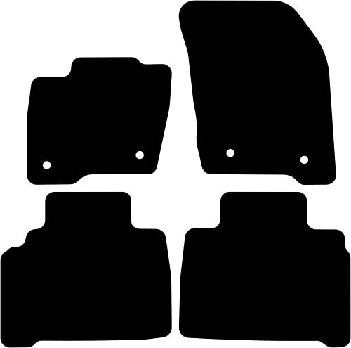 Kovvar Fußmatten passend für Ford S-Max 2015-2019 Passend zur Ausführung: 5/7 Sitzer | Qualität: Basic