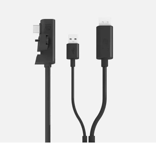 GFTVRCE Cable Pico NEO 3 PRO DP, conexión directa USB-C a DisplayPort, cable STEAM Link, para Tab S2, cable USB tipo C a HDMI, color negro