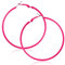 Tyqour Hoops Ohrringe Damen Kreis Creolen, Große Dünne Creolen 80er 90er Jahre Party Minimalistische Rund Ohrringe, Elegant Ohrring Ohrschmuck für Party Hochzeitsfeier 60 mm für Mädchen