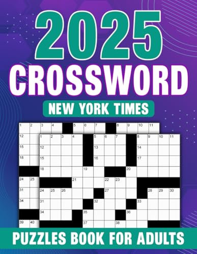 New York Times Crossword Puzzles Book For Adults: Stimulate Your Mind with Classic Crossword Fun