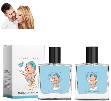 YAJBMMOK Cupid Cologne für Männer, langanhaltender Duft, neues Cupid Cologne, 50 ml Herren-Pheromon-Köln-Ölspray, Herren-Charm-Parfüm, tragbares Reiseparfüm
