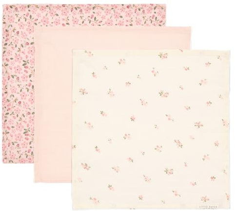 Little Dutch TE51754031 Mulltücher Spucktücher 3er Set - Fairy Garden (25x25 cm)