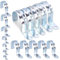 Cimeton 20Pcs 2 Inch One Hole Pipe Strap Single Hole Pipe Clamp One Hole Strap Zinc Plated Steel EMT Pipe Straps with 1 Hole EMT Conduit Clamp for EMT Conduit Pipe Fixing