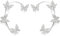 EIROVYA Ear Cuff Elfen Ohrringe für Damen Elfenohren Catwoman Ohrschmuck Elf Ears Elfen Ohren Elfenohren Schmuck für Elben Kostüm Feenkostüme Frauen Cosplay Kostüm, 1 Paar