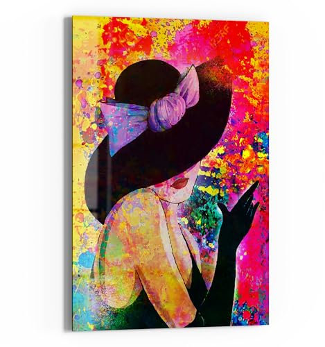 DEQOART Glas-Magnettafel | 40x60 cm cm groß | Motiv Elegante Impressionen | Memo-Board aus Glas | Magnetboard inkl. Magnete, Stift & Tuch für Küche & Büro | Tafel magnetisch & beschreibbar