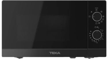 Microondas Teka MW FS20 G BK 20L 700W con Grill 1000W 5 Niveles Botones Negro