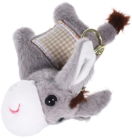 Sosoport 1stück Süßer Plüsch- Schlüsselanhänger Niedlicher Tier-anhänger Für Taschen Schlüssel Und Dekoration Hängende Deko Für Kinderzimmer Und Alltag