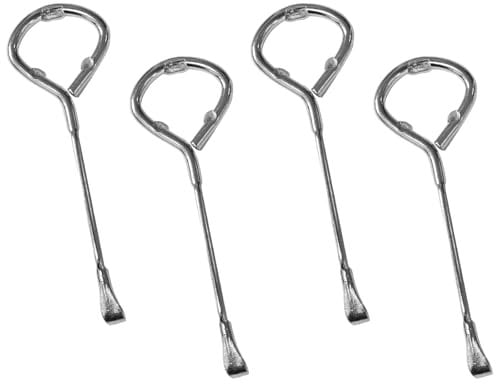 4 PCS Metal Paint Can and Bottle Opener Tool, Steel Can Opener Opener Multi Purpose Steel Beer Jar Tin Manual Opening Tool
