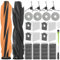 RUKHOOL Accessoires pour Dreame X50 Ultra Complete/ L40s Pro Ultra / L50 Pro Ultra Pièces de Rechange X50 Master 2 Brosse Principale 4 Sacs à Poussière 4 Chiffons Nettoyage 4 Filtres 4 Brosse Latérale