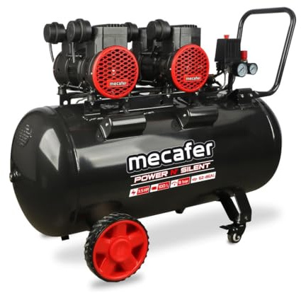 Mecafer Compresseur Power N' Silent 425693-100 L - 3,5 HP