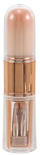 Alipis Einziehbares 5-in-1 Make Up Pinsel Satz mit Silikonköpfen und Praktischem Etui Kompakt und Verstellbar für Präzises Schminken zu Hause und Reisen