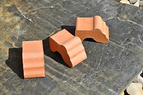 GartenGees Kübelfüsse, Untersetzer, Terracotta,sehr stabil, 7cm, 9er Set