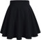 DRESSTELLS Rock Damen Kurz Sommer Minirock Schwarz High Waist Tennisrock Knielang Faltenrock Mädchen Skater Rock Black L