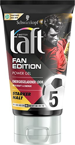 Schwarzkopf 3 Wetter Taft Gel Power Styling Gel, Mega starker Halt 5, 150 ml
