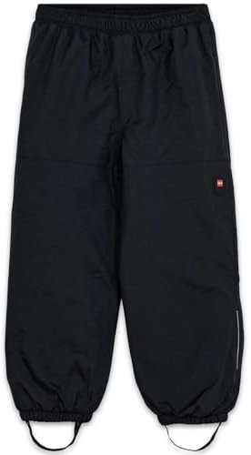 Lego Wear Unisex Kinder Lwpowai - Lego Tec Play Schneehose, Schwarz, 128 EU