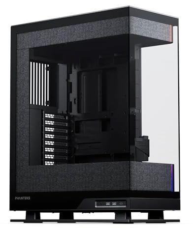 PHANTEKS Evolv X2 Matrix PC-Gehäuse Schwarz | E-ATX Midi-Tower mit 900-LED-Matrix, Tempered Glass & Back-Connect