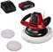 Einhell Polisseuse pour carrosserie sans fil CE-CB 18/254 Li Solo Power X-Change (Livré avec deux bonnets) avec Chargeur et Batterie 2,5Ah