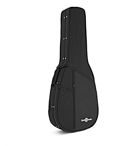 gear4music Leggera custodia in schiuma per chitarra acustica con cinghie