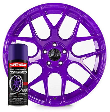 Superwrap Vinyl Spray Paint Wrap For Alloys Badges Calipers And Mirrors 325ml (Wangan Purple)