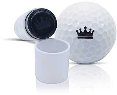 SWVL Sports Golfball-Stempelmarker, Kronen-Emoji