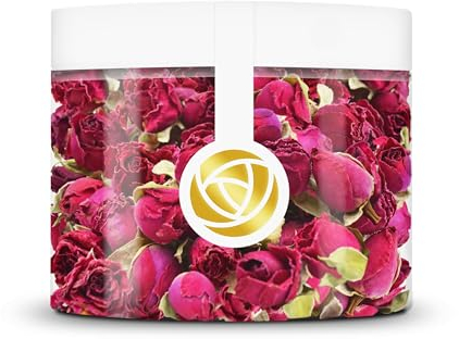 Rosie Rose essbare rosa Rosenblüten Pure Pink, 20g Getrocknete Blumen für Hochzeitstorten, Backen & Kochen, natürliche Rosenblüten als Deko für Kuchen und Speisen