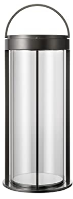 Blomus Mobile LED-Leuchte -MITURO- Outdoor Akku Lampe IP54 Kabellos Dimmbar Farbe Gunmetal S (62104)
