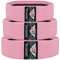Fascia di resistenza in tessuto (rosa, set di 3 resistenze)
