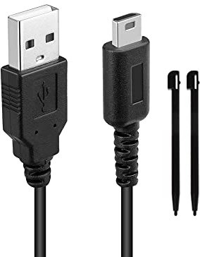 CHILDMORY cavo di ricarica USB Kit cavi di ricarica USB,cavi di ricarica e penne per DS Lite ndsl