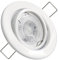 Rolux LED Einbaustrahler IP20 Alina 230V COB 3W Weiß 5 Stück Einbauleuchte 3000K Warmweiß Deckenspot