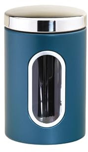 COFI 1453 MICHELINO Edelstahl Aufbewahrungsdose Lebensmitteldose Vorratsdose Serie Nora Petrol 2 L