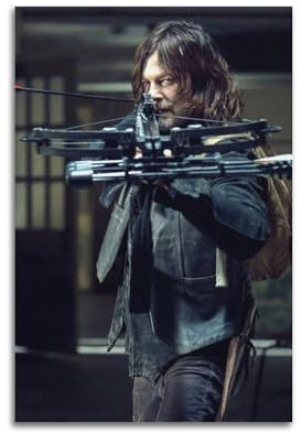 DATOZA Póster decorativo de Daryl Dixon de The Walking Dead Season 11, póster decorativo de pared en lienzo e imagen artística impresa moderna para dormitorio familiar, pósteres de decoración de
