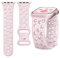 Ocaer Kompatibel mit Apple Watch 49mm 46mm 45mm 44mm 42mm, Weiches Silikon iWatch Armband für Apple Watch Ultra 2/1 Series 10 9 8 7 6 5 4 3 2 1 SE, Katze Hund Pfote Sport Band Damen（Rosa）