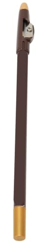 Bartstiftfüller für Männer, Dickes Bartformungswerkzeug mit Spitzer, Kompaktes Design, Bartfärbung für Männer, Bartliner-Stift für Bart, Haaransatz und Bartformung (Dunkelbraun)